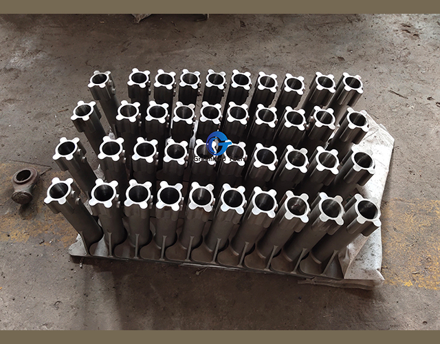 Carbon steel casting Railway parts to Europe customer 