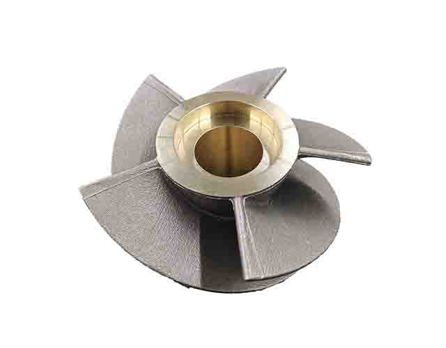 Custom Bronze Impeller ship fittings Investment casting part 01