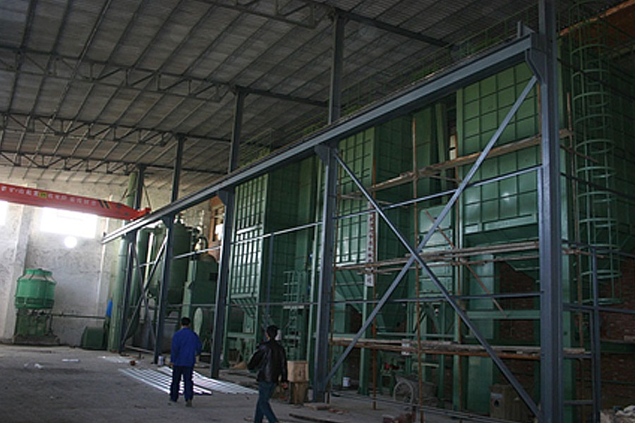 Resin sand production workshop