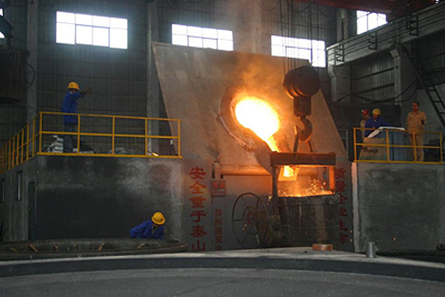 15 tons medium frequency electric furnace